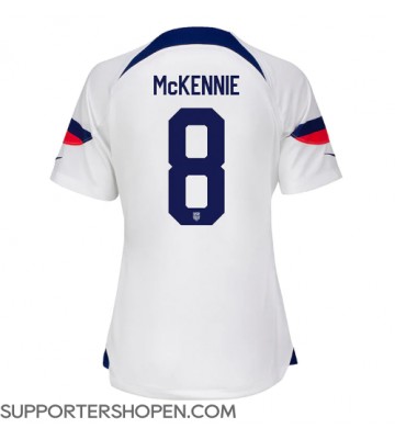 Förenta staterna Weston McKennie #8 Hemma Matchtröja Dam VM 2022 Kortärmad